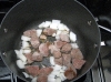 Add Meat & Onions