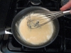 Flour & butter over high heat