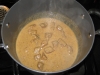 Stir in heavy cream and mixture