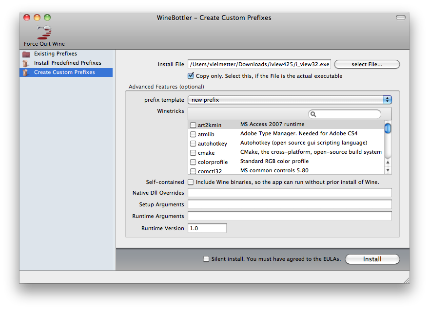 Irfanview on MAC with