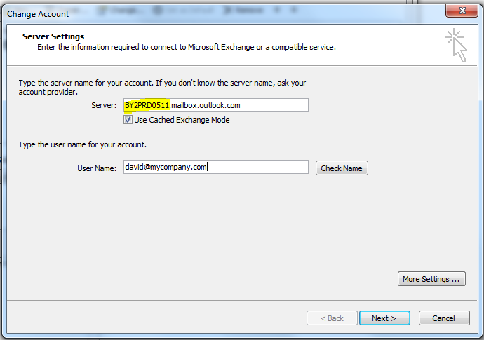 turn off cached exchange mode outlook 365