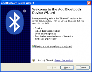 add bluetooth wizard step 1