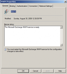 Exchange Server Imap