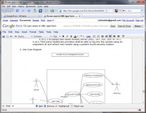 How inserted images look in Google DOCS document
