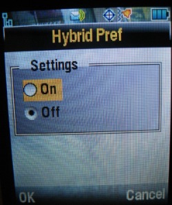 Hybrid Pref Off