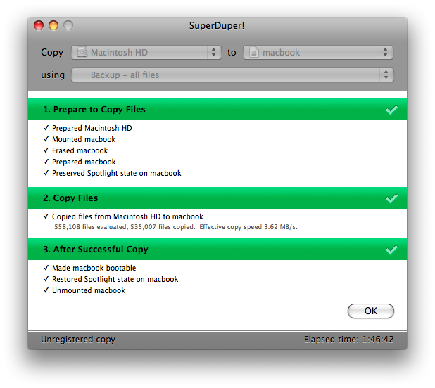 superduper vs carbon copy cloner