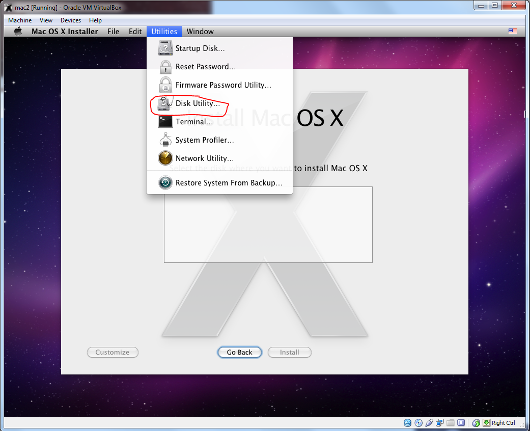 mac os x 10.7 lion virtualbox image for windows/linux