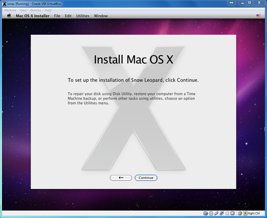 virtualbox for mac os x 10.5