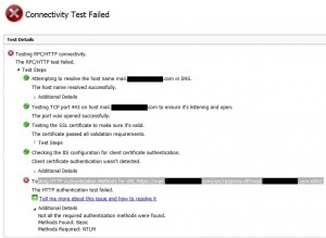 connectivity test failed rpc/http-test-failed