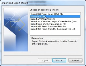Outlook-export-to-a-pst-file