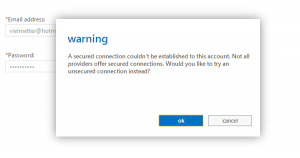 office365-warning-connected-accounts-unsecured-connection-unavailable